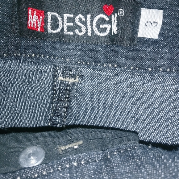 My Design 3 29 Jeans Black Grunge Goth Cargo Maxi Skirt - Picture 12 of 12